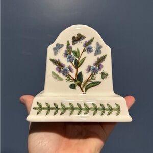 Portmeirion Botanic Garden Toast Rack Letter Holder Daisy Violet England